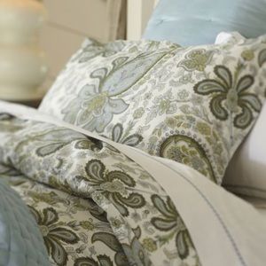 Pottery Barn Charlie Organic Duvet Cover & Shams